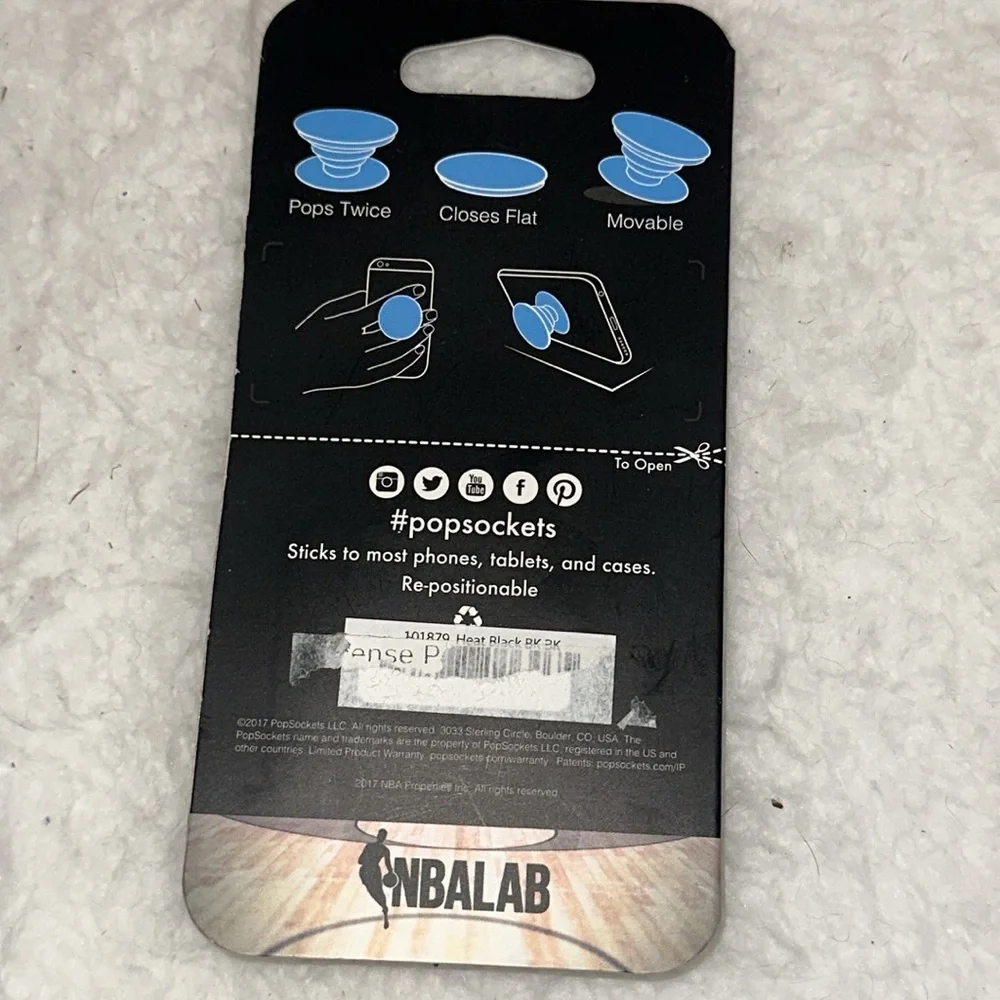 Miami Heat Popsocket NWT